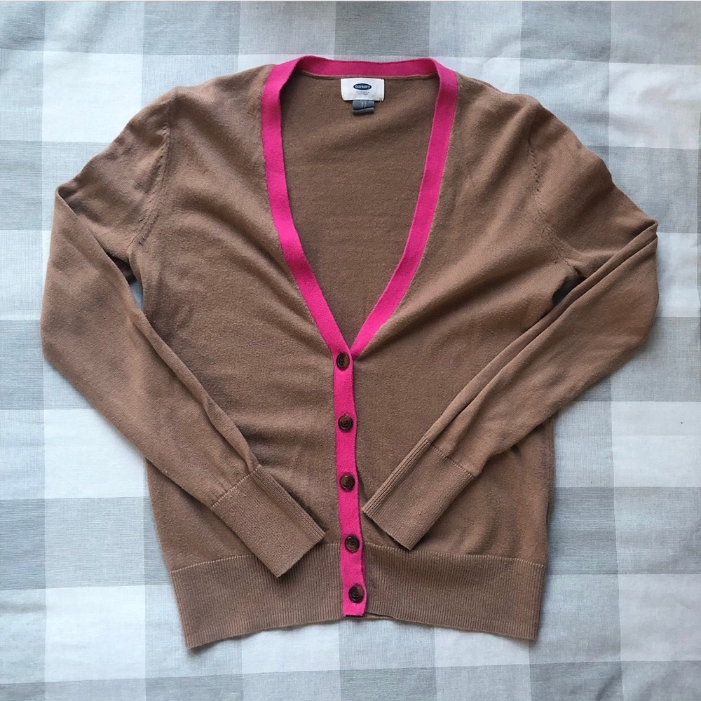 Old Navy Color Contrast Cardigan!